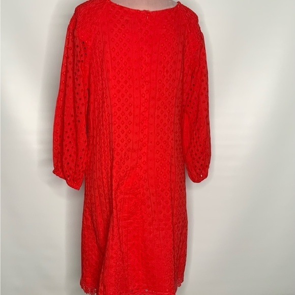 VINCE Camuto Cotton Eyelet Dress. - Picture 8 of 12